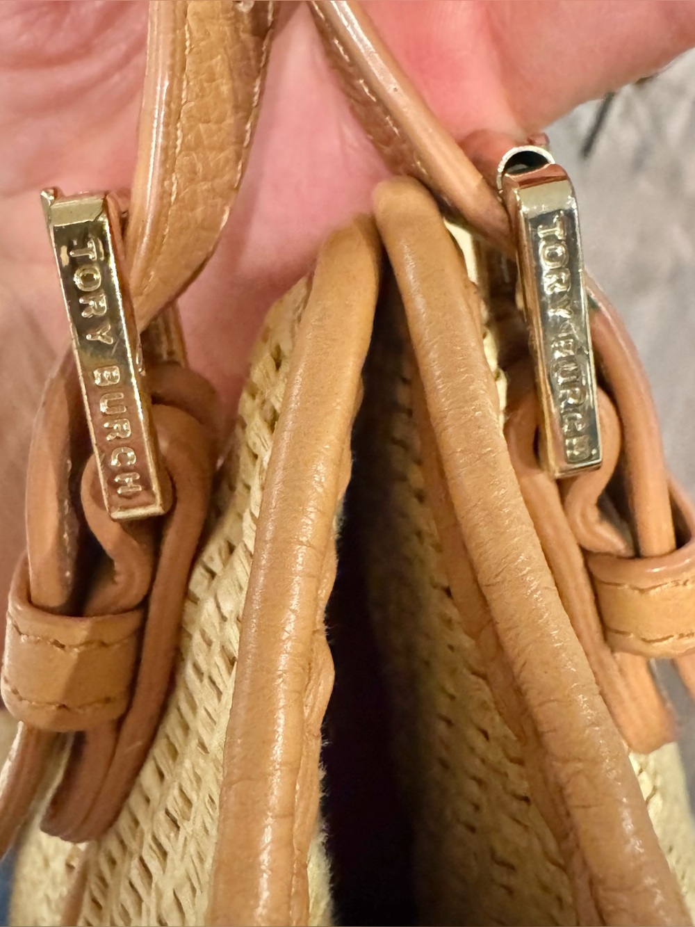 Tory Burch Raffia Straw Tote - Picture 14 of 14